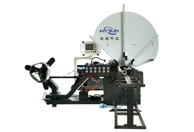 Steel Belt Spiral Duct Machine With 6 Sets Forming Rollers