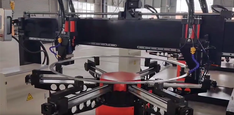 Round Flange Punching Machine