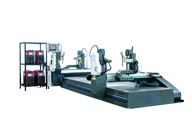 Angle Steel Flange Welding Machine