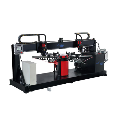 Round Duct Flange Punching Machine