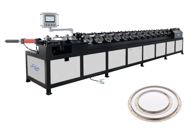 Round Duct Flange Forming Machine