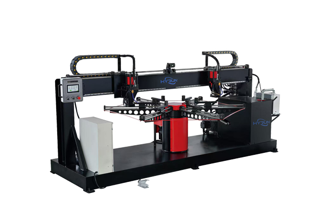 Round Duct Flange Punching Machine