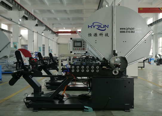 steel belt spiral duct machine with 6 sets forming rollers