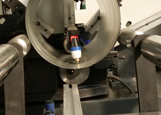 steel belt spiral duct machine with 6 sets forming rollers