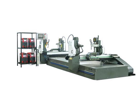 angle steel flange welding machine