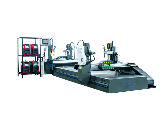 angle steel flange welding machine