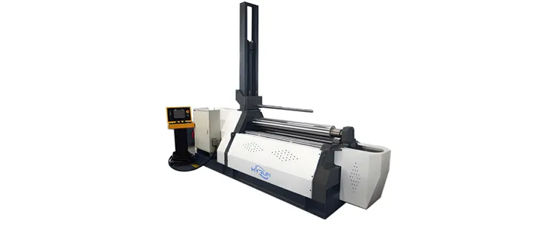 HYRUN Technology Four-Roller Plate Rolling Machine: Precision and Efficiency, Boosting Duct Production Upgrade