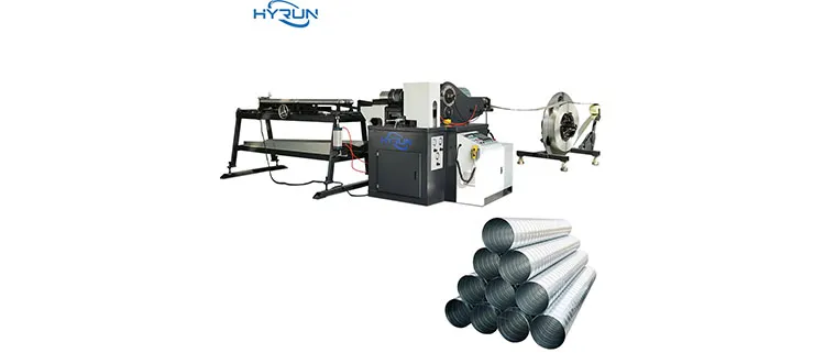 There are usually several ways to connect the spiral duct machine